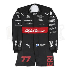 Valtteri Bottas Alfa Romeo F1 Team Stake Replica Rennanzug 2023