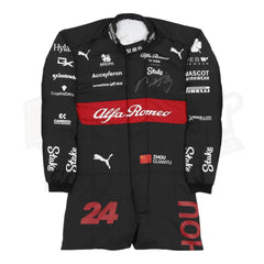 2023 Zhou Guanyu Alfa Romeo F1 Team Stake Replica Rennanzug 