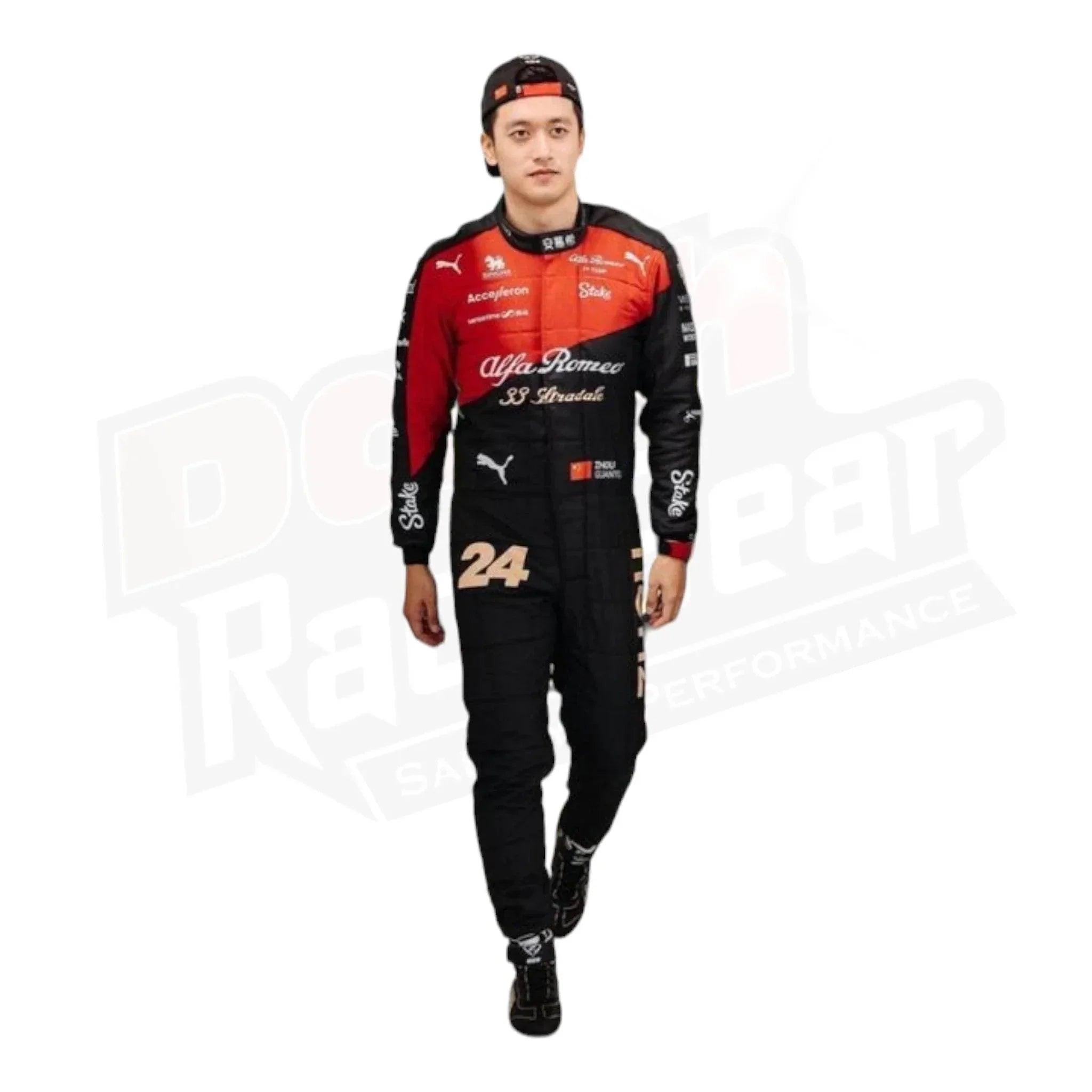 2023 Zhou Guanyu Alfa Romeo F1 Race Suit