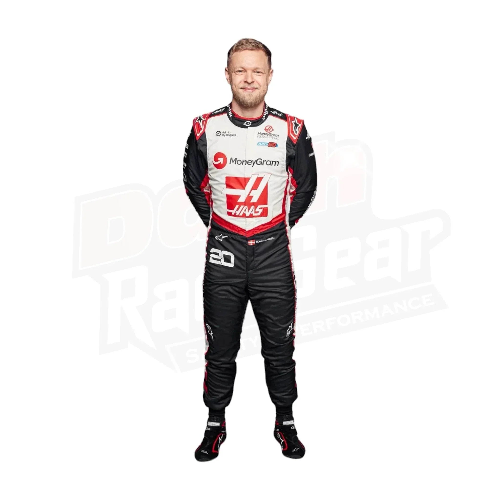 2024 Kevin Magnussen Nico Hulkenberg Haas F1 Team Race Suit 4X-Large Euro 66 Nico Hulkenberg