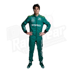 2024 Lance Stroll Aston Martin F1 Team Rennanzug für Kinder