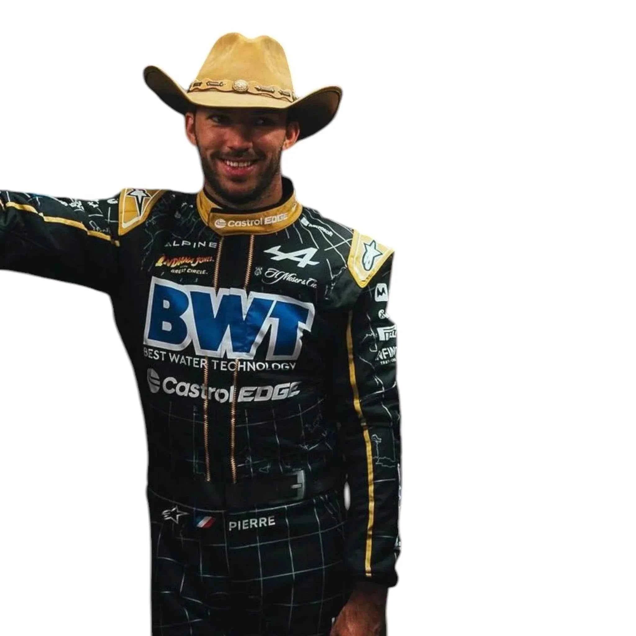 2024 New Pierre Gasly alpine Austin Grand Prix Race Suit