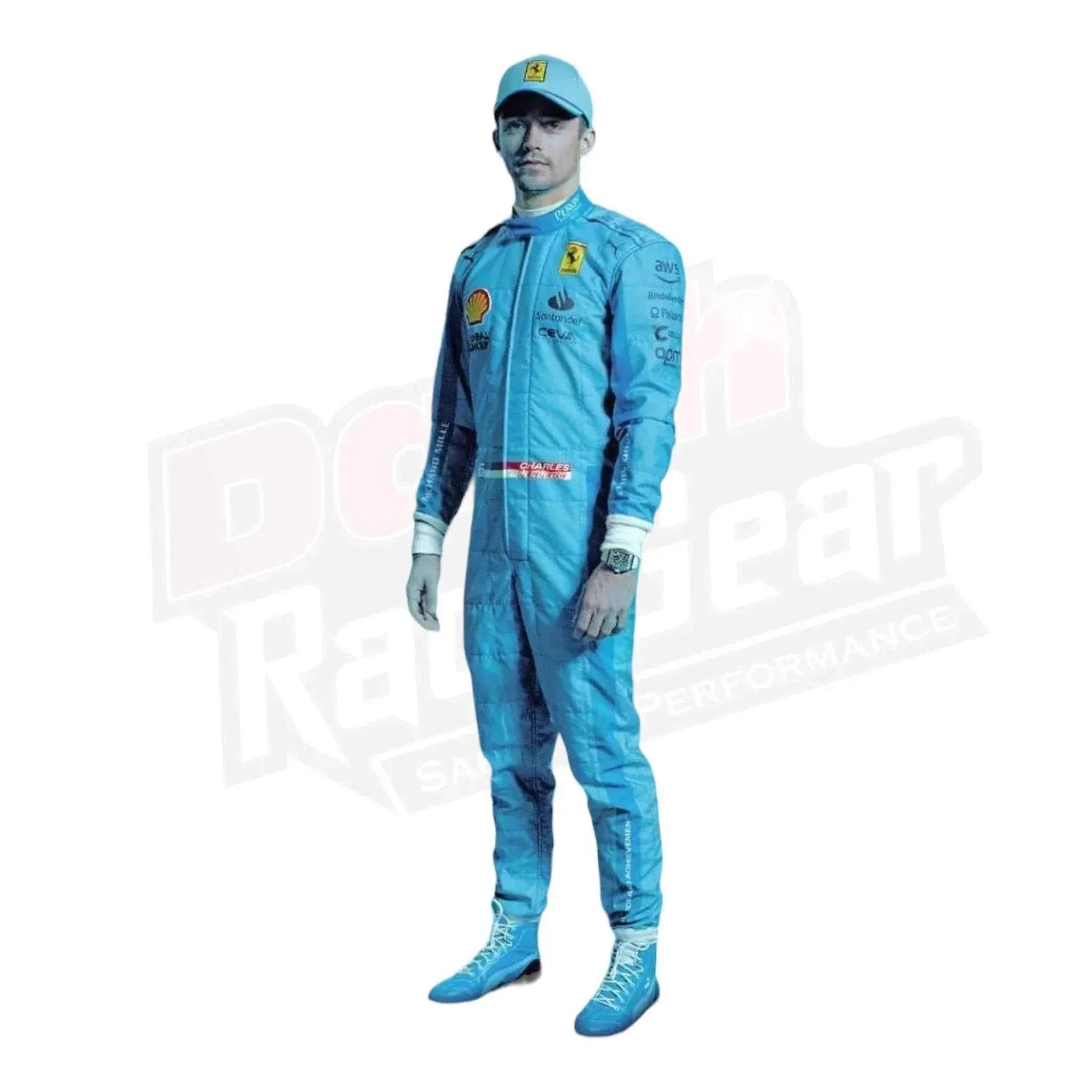 2024 Scuderia Ferrari F1 Miami Grand Prix Race Suit Charles Leclerc