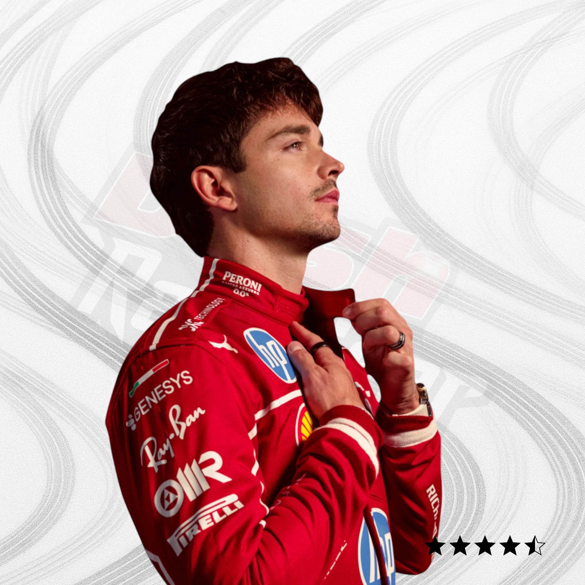 2025 Lewis Hamilton HP Race Suit Ferrari F1 – Limited Edition