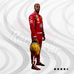 Lewis Hamilton HP Rennanzug Ferrari F1 2025 – Limitierte Auflage