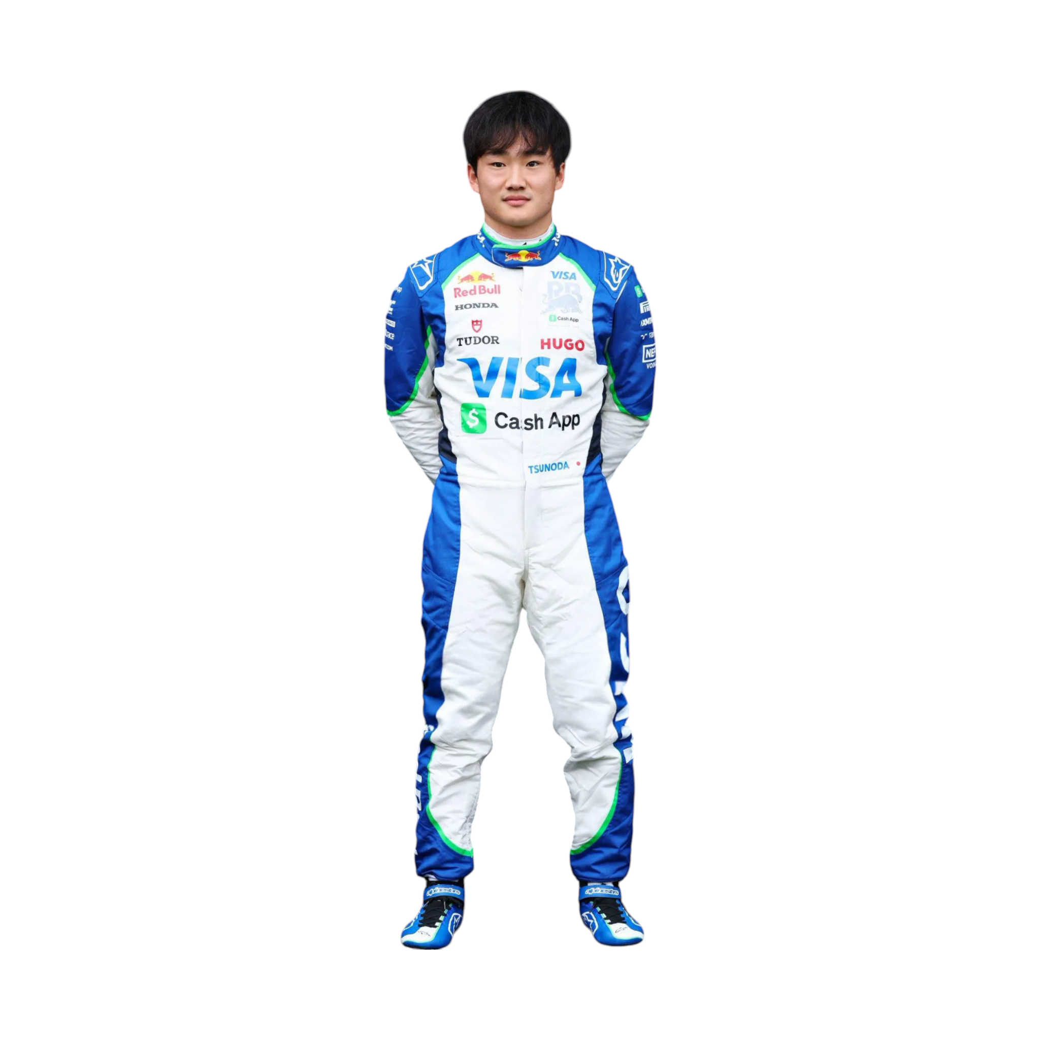 2025 Yuki Tsunoda Alphatauri Race Suit