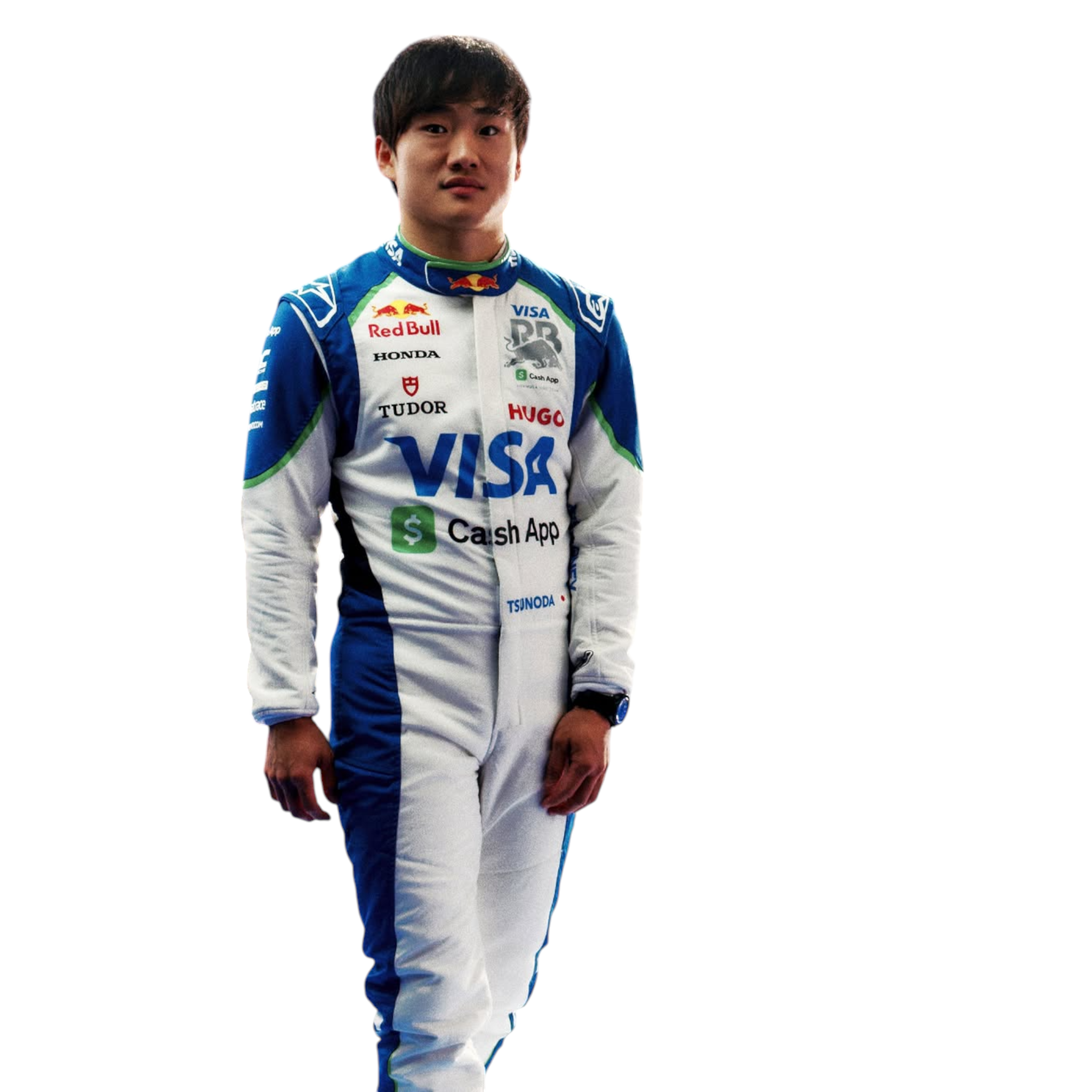 2025 Yuki Tsunoda Alphatauri Race Suit