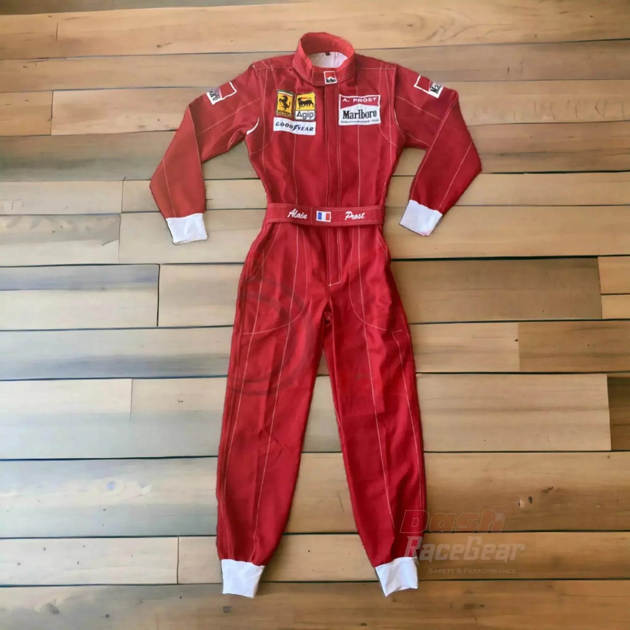 Alain Prost 1990 Ferrari F1 Embroidered Racing Suit