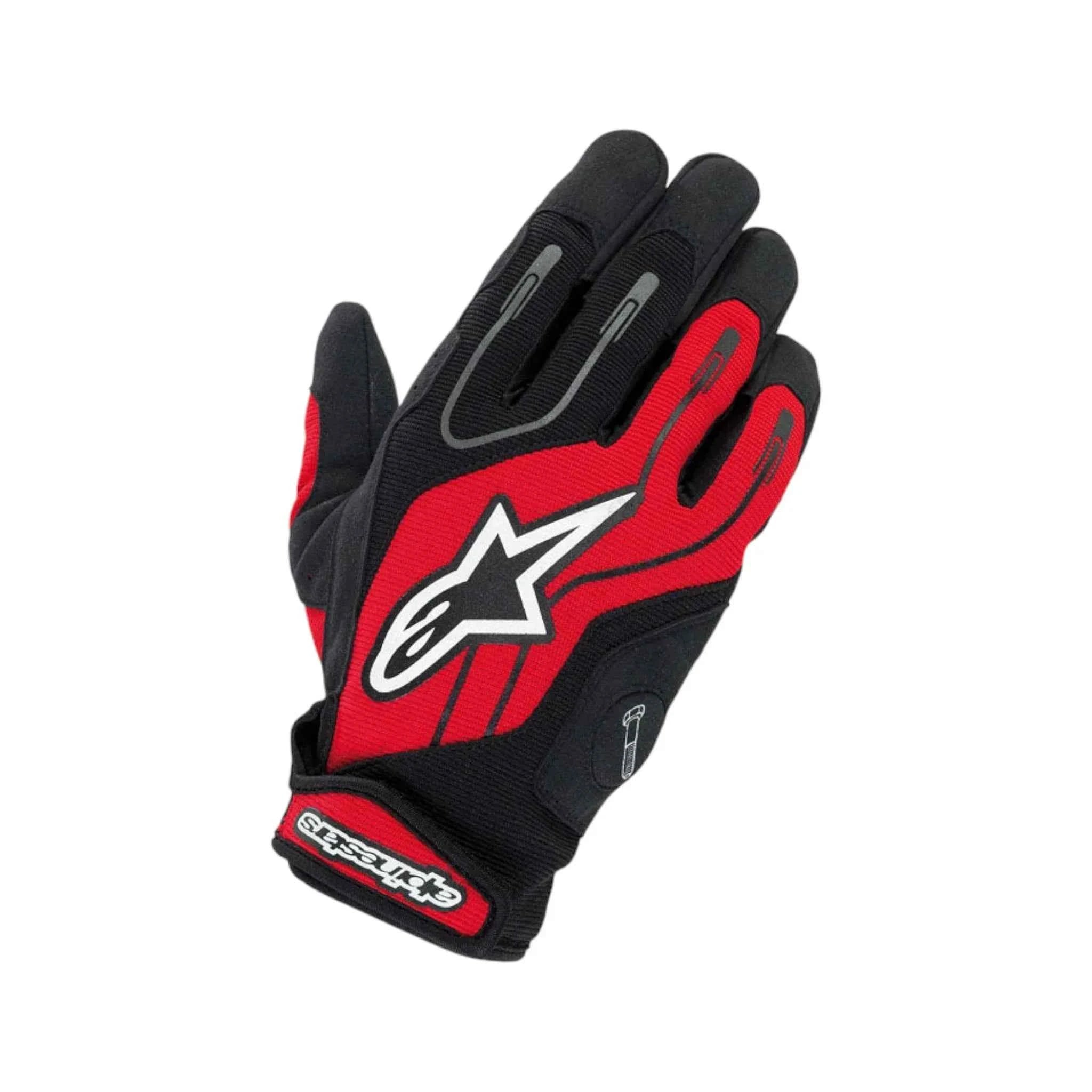 Alpinestars Engine Mechanics Gloves Red