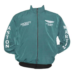 Aston Martin Formel-1-Rennjacke mit Stickerei