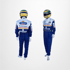 Rennanzug von Ayrton Senna 1994 / Team Williams F1 Rothmans