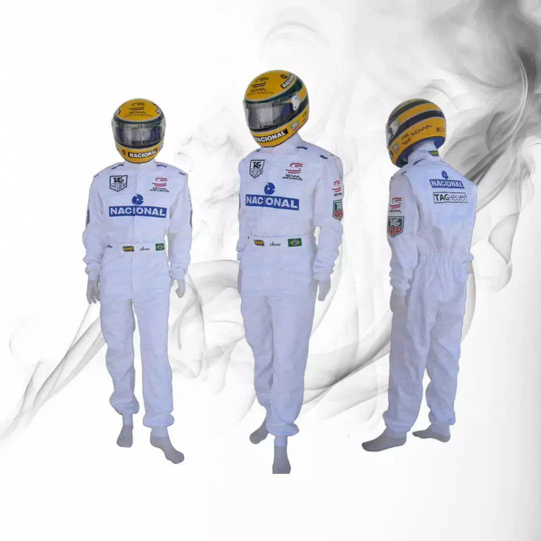 Ayrton Senna 1993 PARIS BERCY Replica Racing Suit