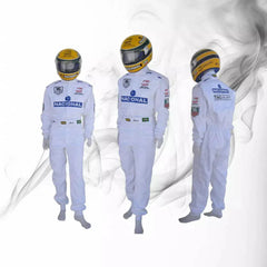 Ayrton Senna 1993 PARIS BERCY Replika-Rennanzug