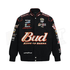 Budweiser Rennjacke, dicker Stil