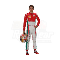 Charles Leclerc 2017 Formel-2-Rennanzug von Prema Powerteam