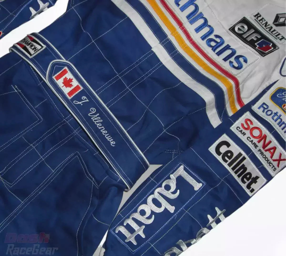 Damon Hill 1997 Williams F1 Embroidered Racing Suit