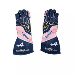 ESTEBAN OCON BLUE RACE HANDSCHUHE 2022