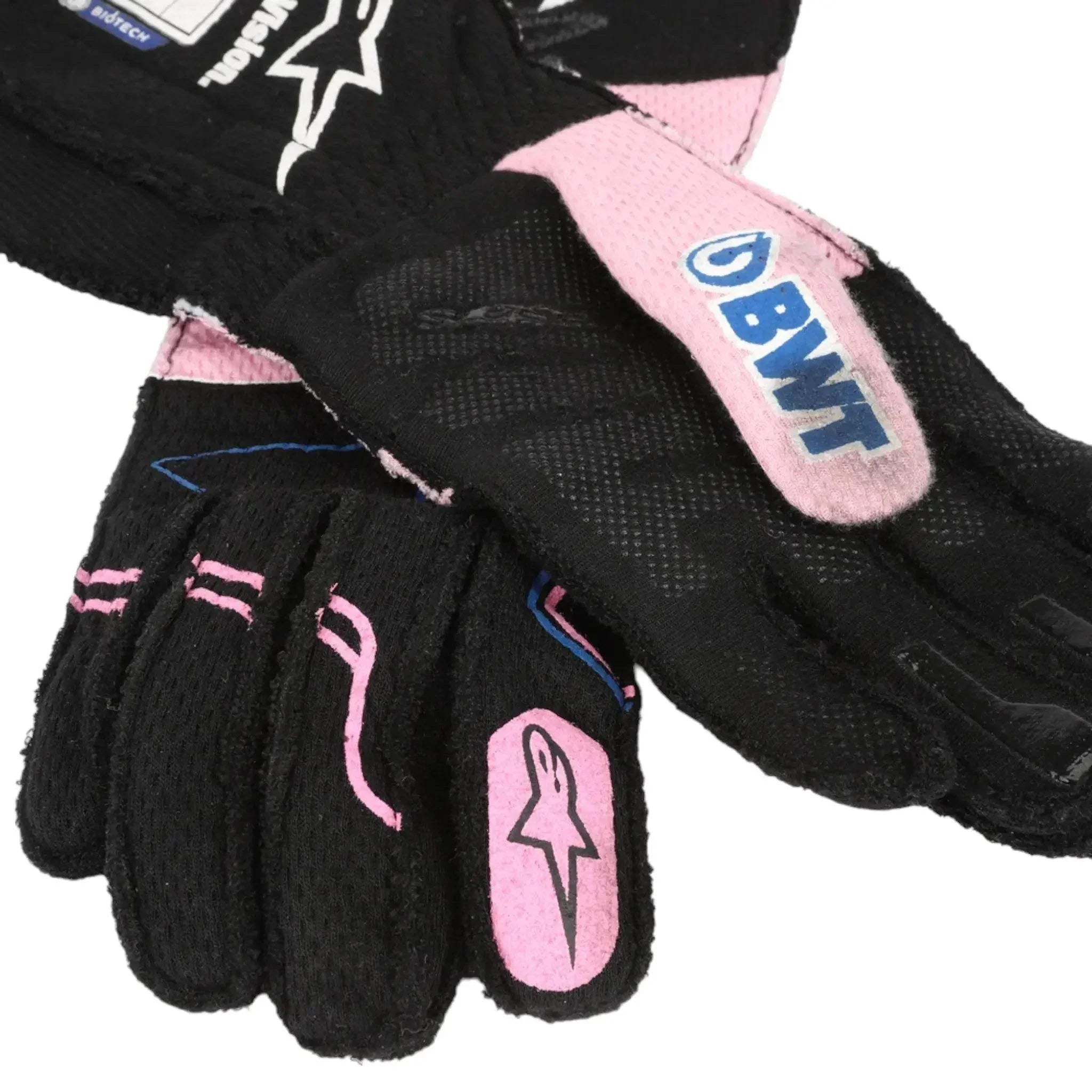 2023 ESTEBAN OCON WEEKEND WORN RACE GLOVES - MIAMI GP