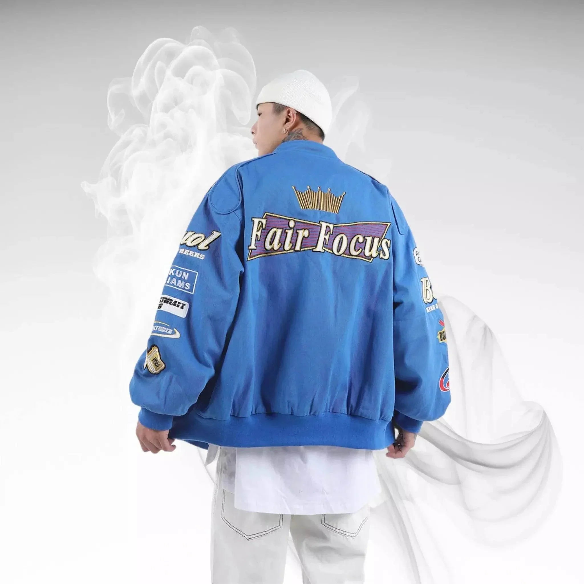 Fair Focus Embroidered Racing Jacket