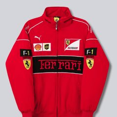 Ferrari F1 Vintage Rote Jacke