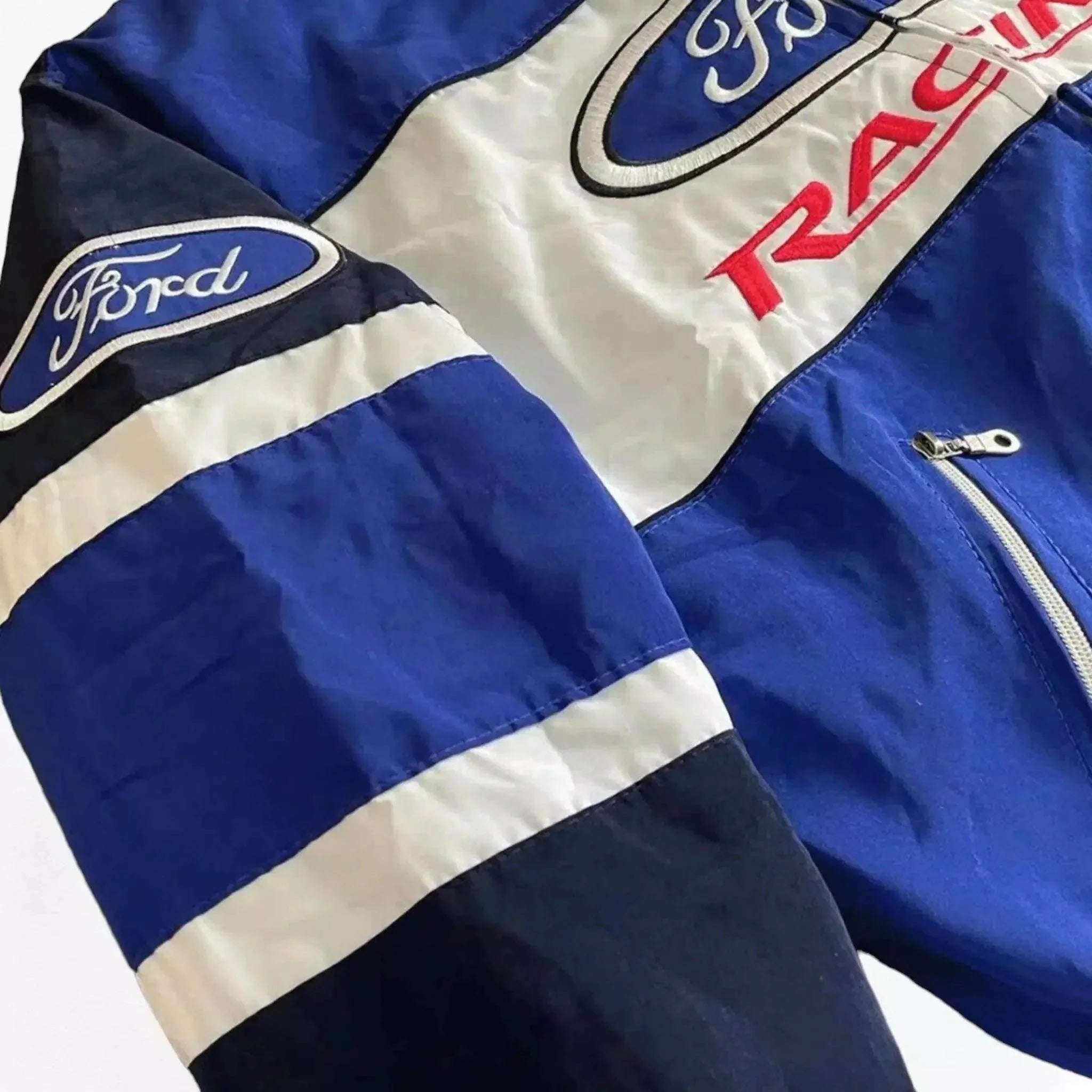 Vintage Ford F1 Racing Embroidered Bomber Jacket