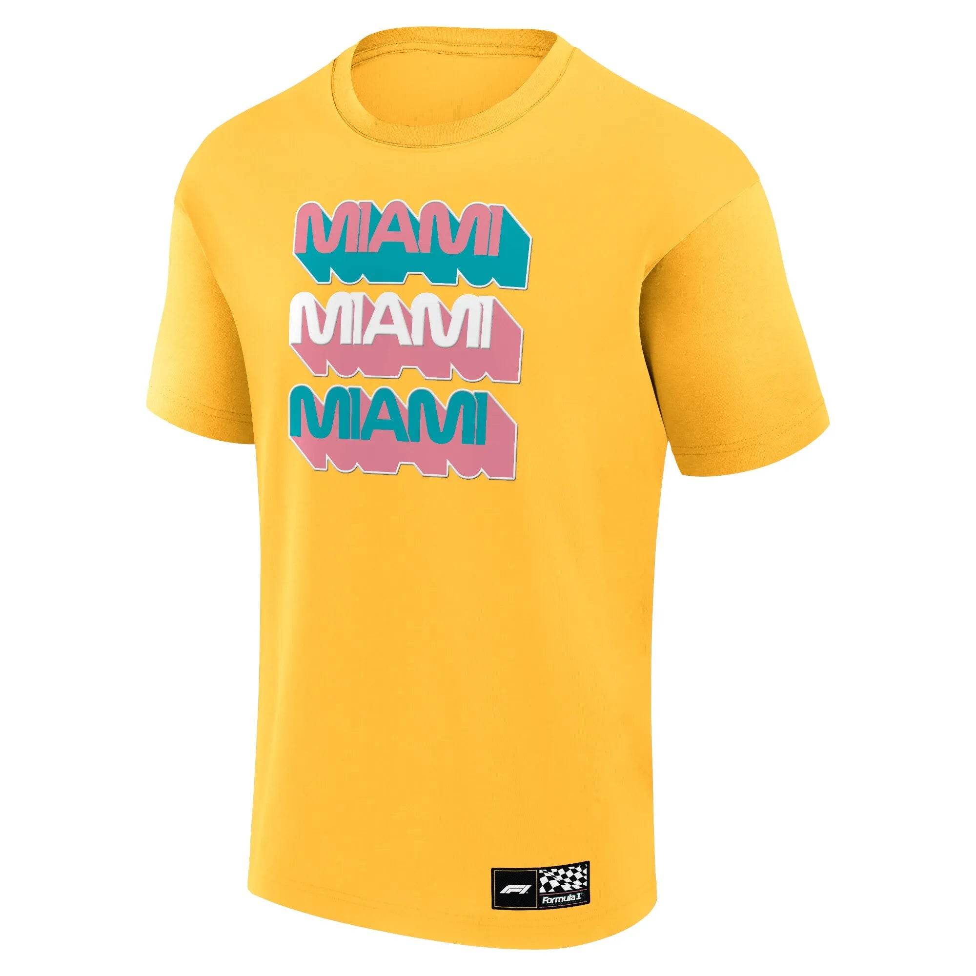 Formula 1 Miami T-Shirt Yellow