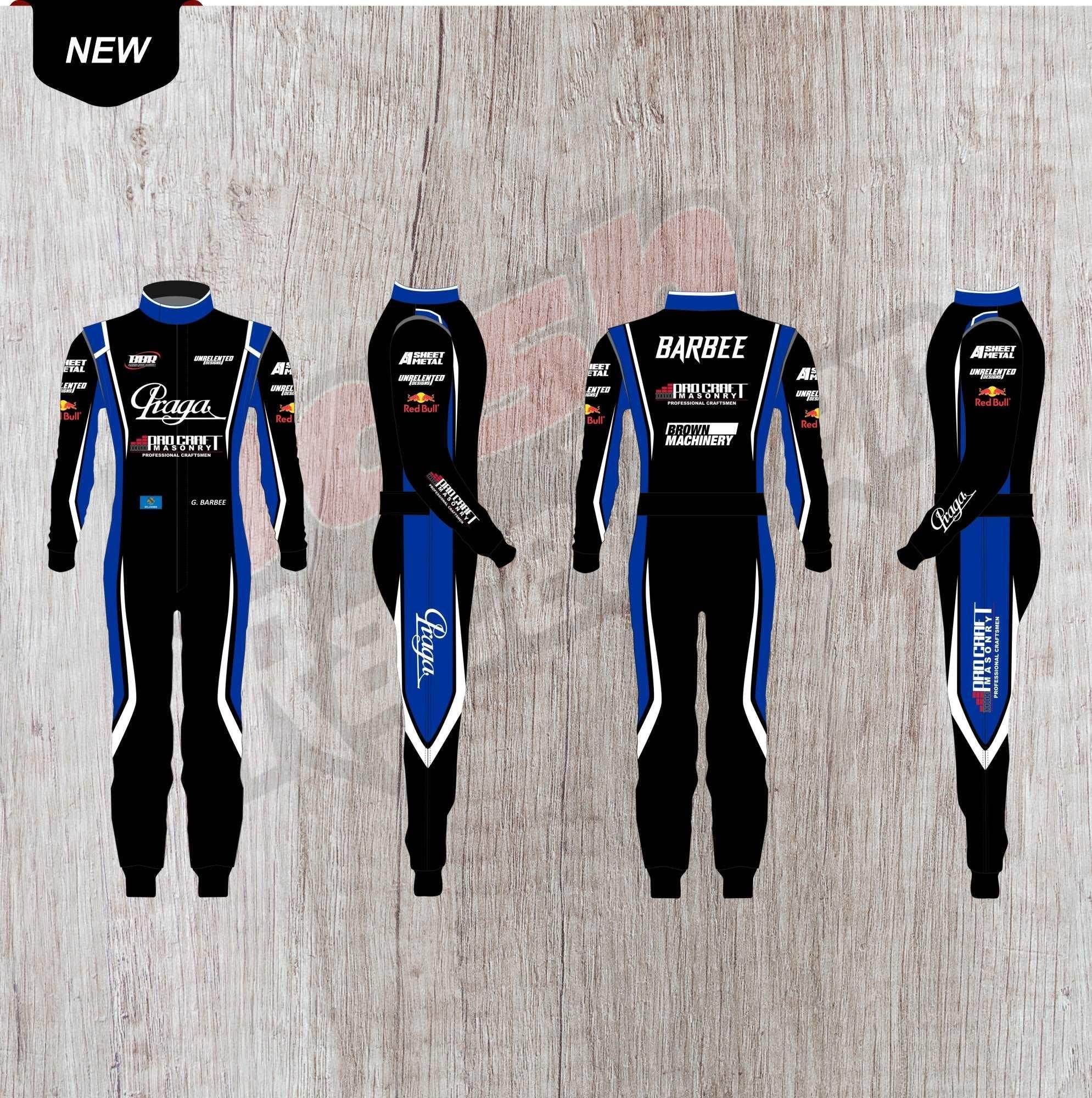 G.Barbee Customized Praga Kart Suit