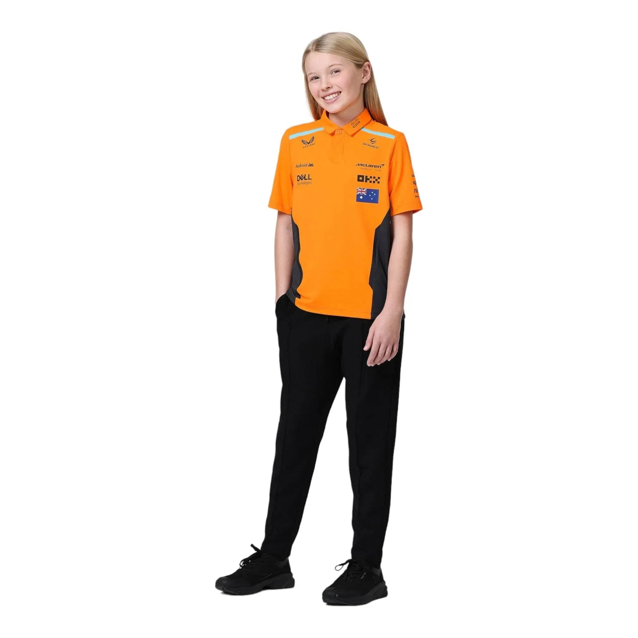 Junior Official Teamwear Polo Shirt Oscar Piastri Formula 1