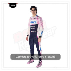 Lance Stroll Racing Point, Rennanzug 2019 BWT