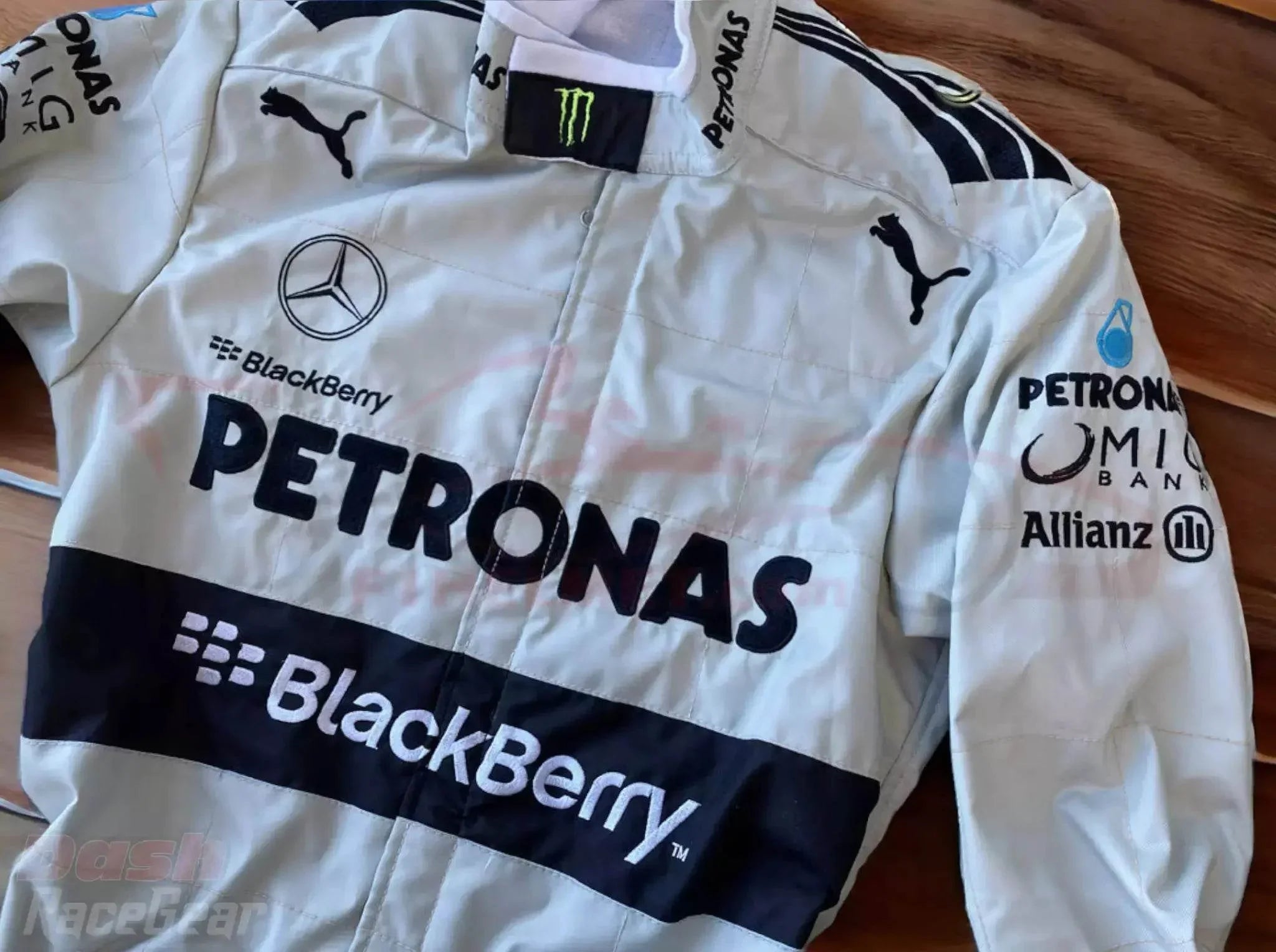 2013 Lewis Hamilton Mercedes Benz F1 Embroidered Race Suit