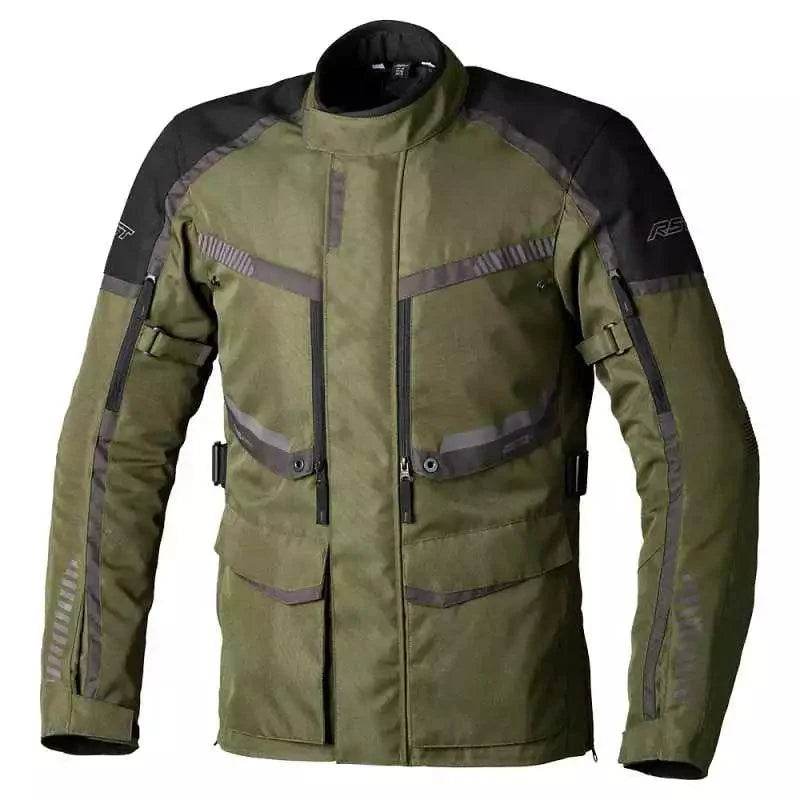 MAVERICK EVO CE MENS TEXTILE JACKET KHAKI GREY