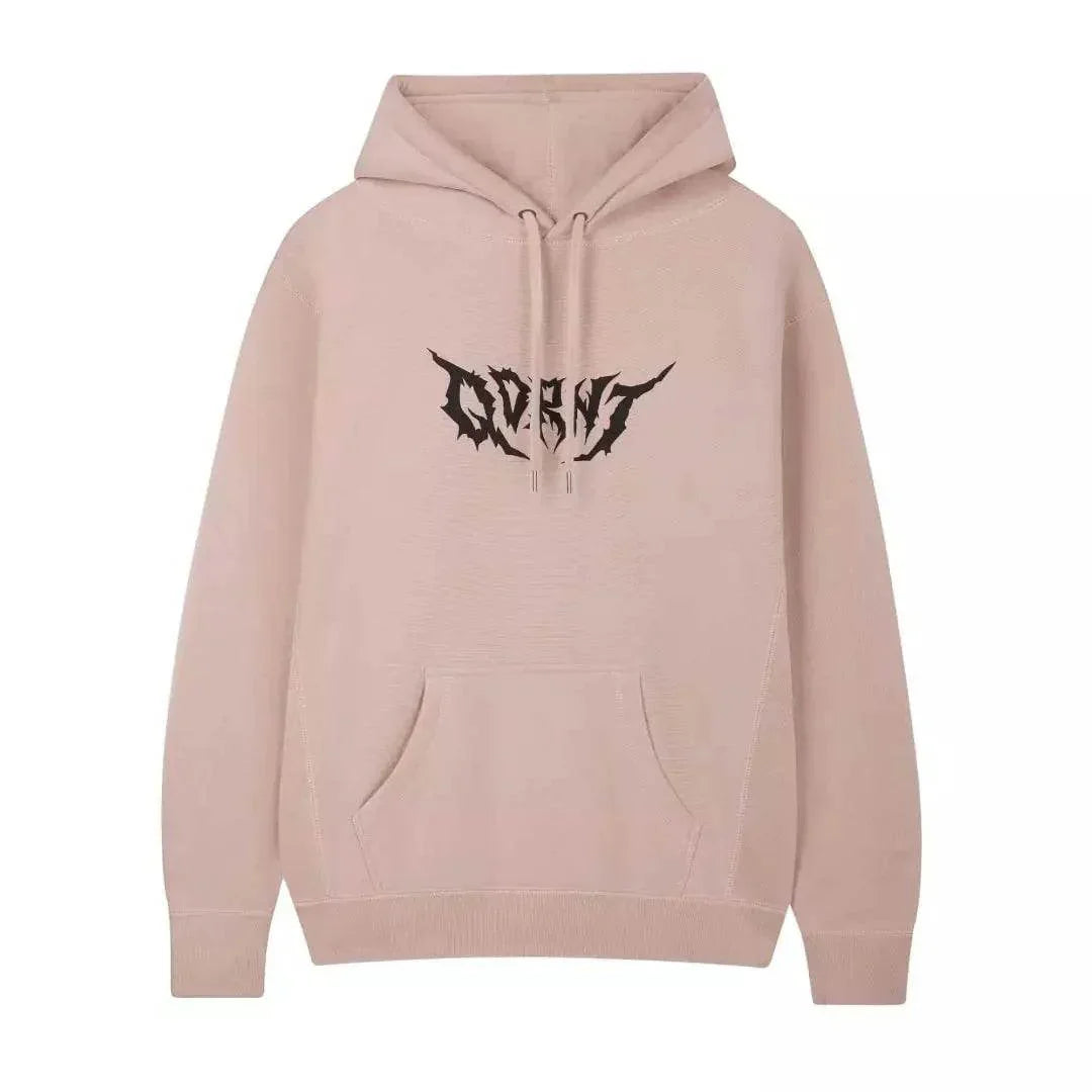 METAL DUSTY PINK HOODIE XX-Large
