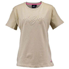 Maximilian Götz Damen-T-Shirt Signature Sand 