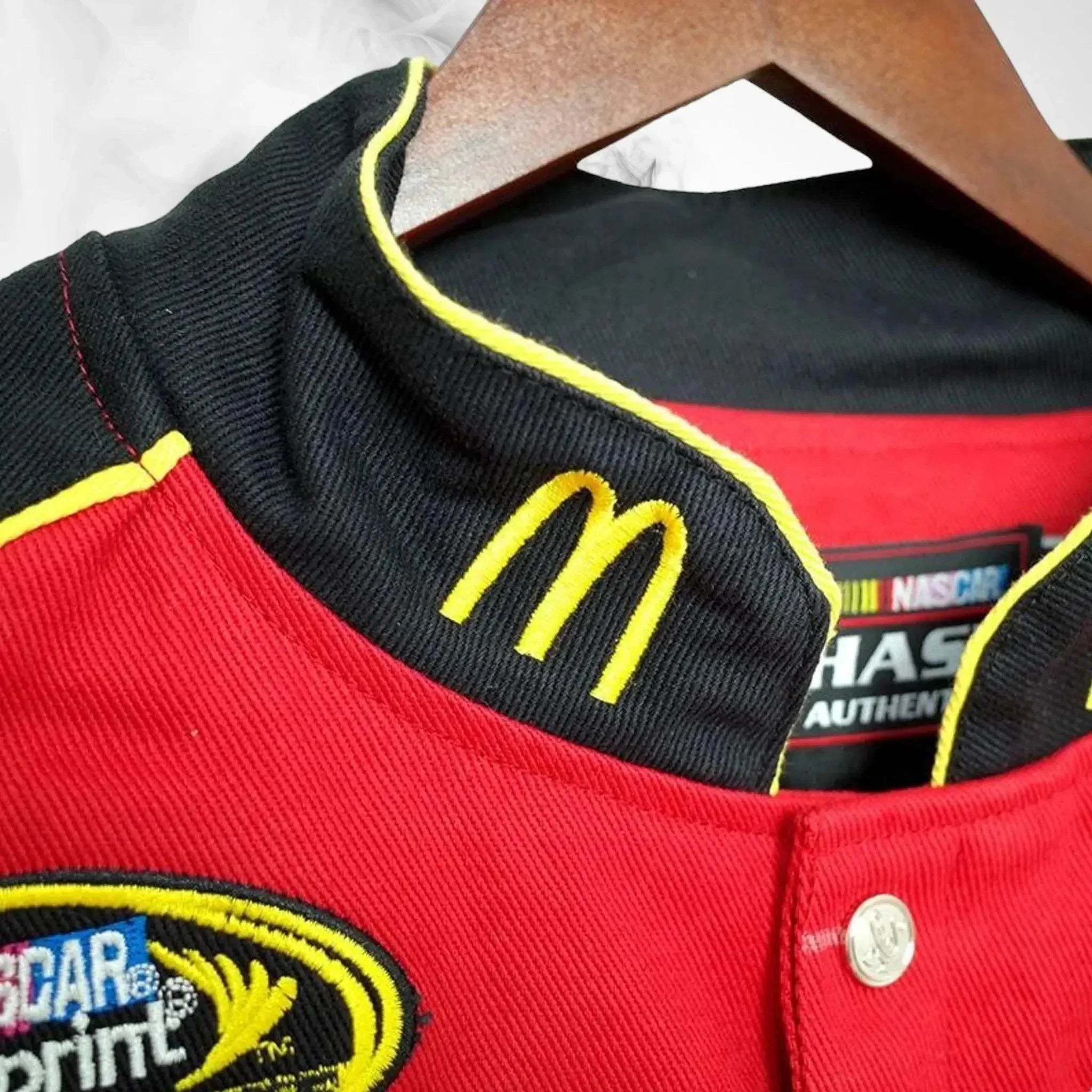 McDonald's Vintage Racing Embroidered Performance F1 Bomber Jacket