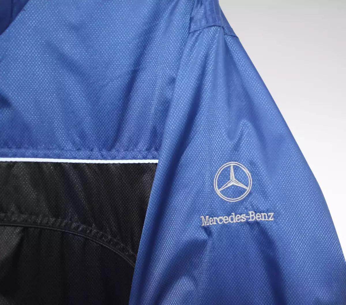 Vintage Mercedes Benz F1 Waterproof Hooded Jacket