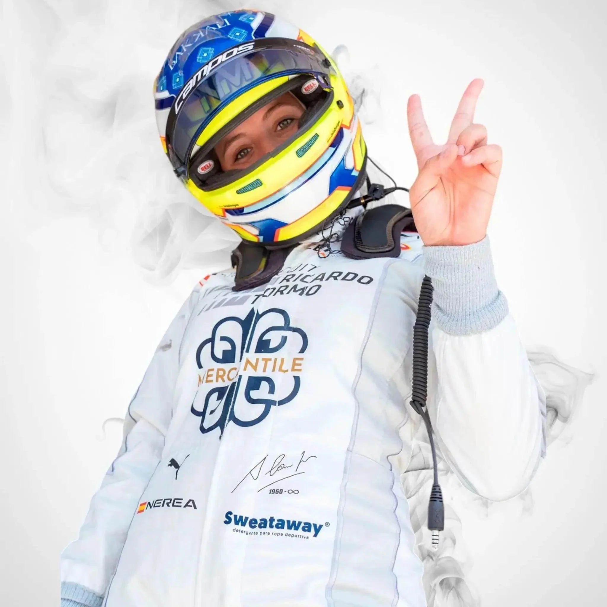 2023 Nerea Martí Race Suit Mercantile Campos Racing