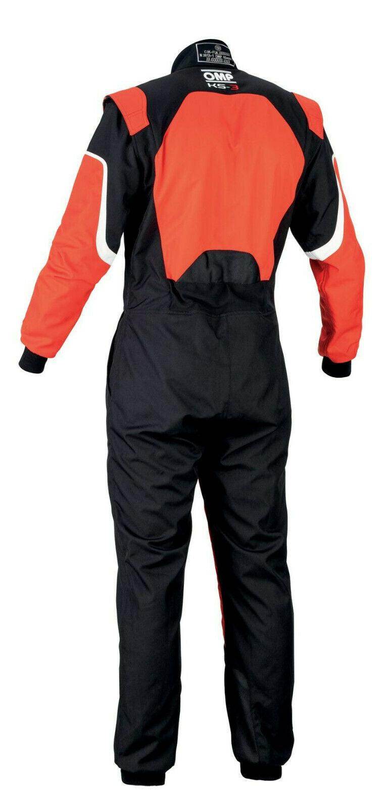 OMP KS-3 Suit Red Go Karting Racing Overall CIK 3 Layers 2019