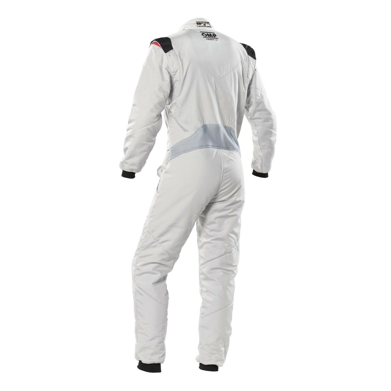 OMP First S FIA fire retardant racing suit lightweight fabric detail