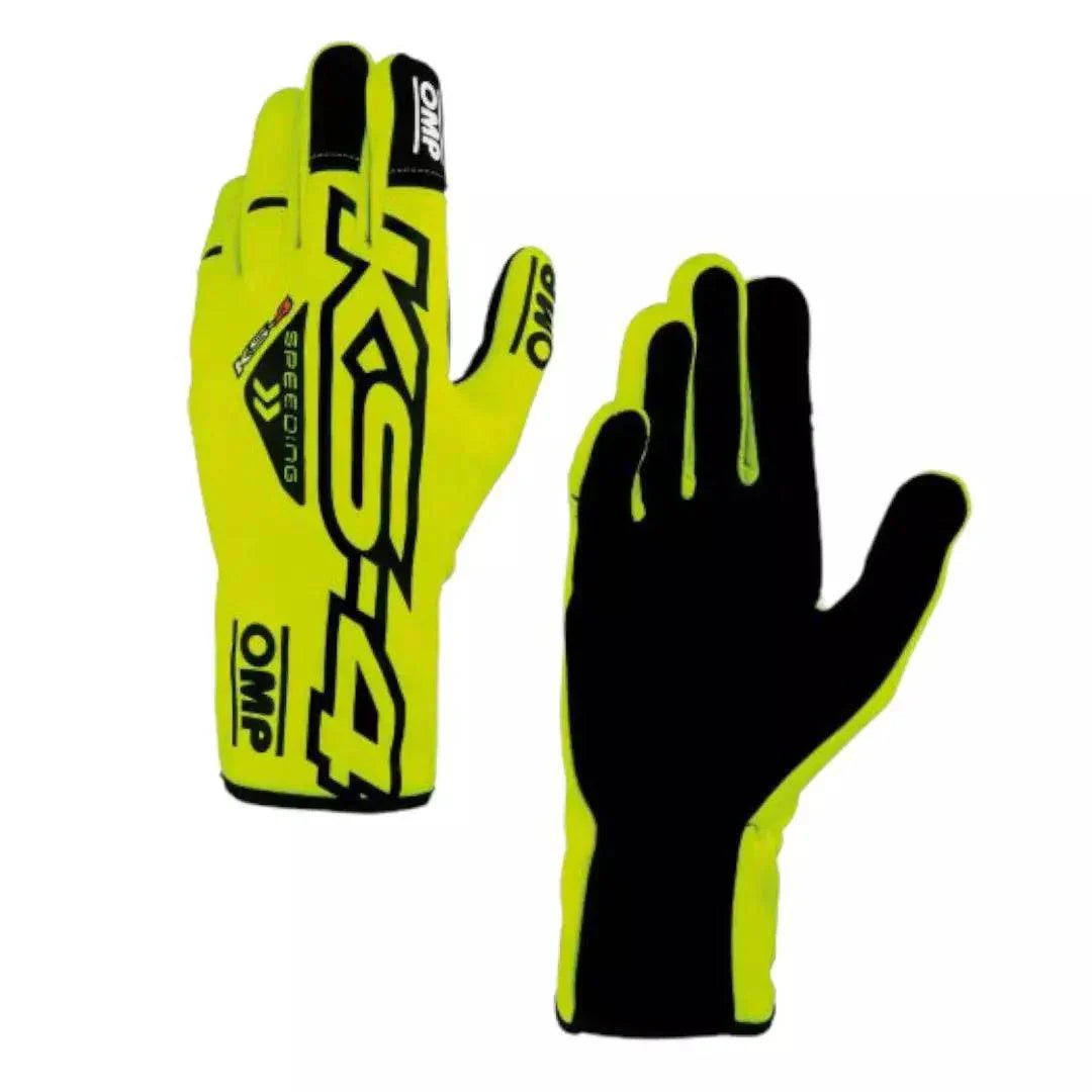 OMP KS-4 Kart Gloves - Child Sizes