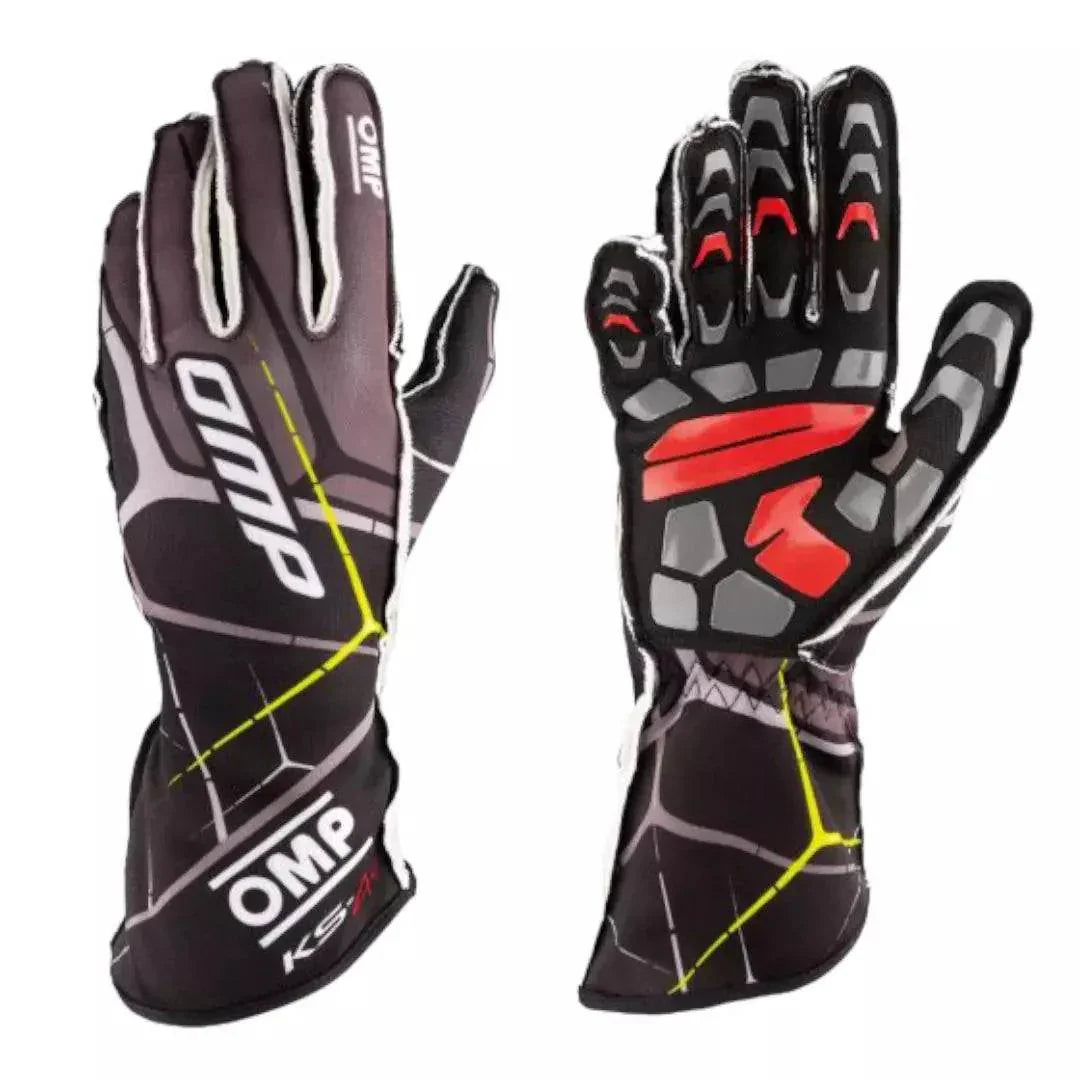 OMP KS Art Custom Design Kart Gloves - Child Sizes XX-Large