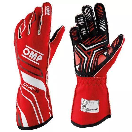 OMP One S Race Gloves Red