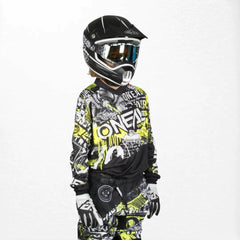 O'Neal Youth Element Jersey Attack Schwarz-HiVIs