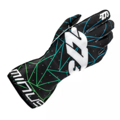 POLY EVO Handschuhe Schwarz/Grün/Cyan