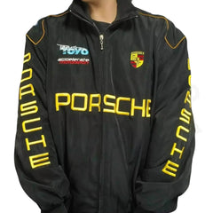 Bestickte Bomberjacke mit Porsche Formel-1-Rennmotiv