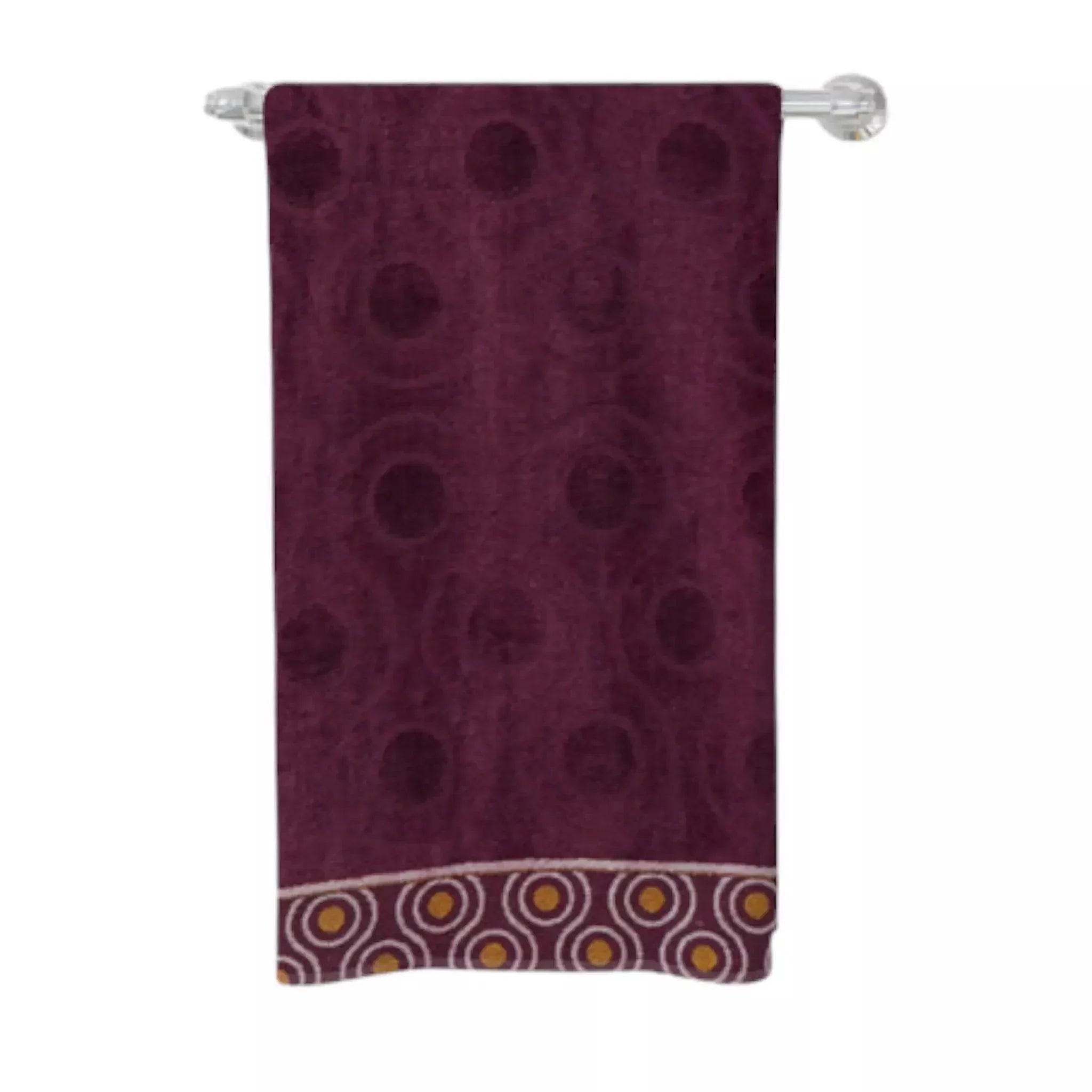 Premium Quality Soft Cotton Towel (Purple)