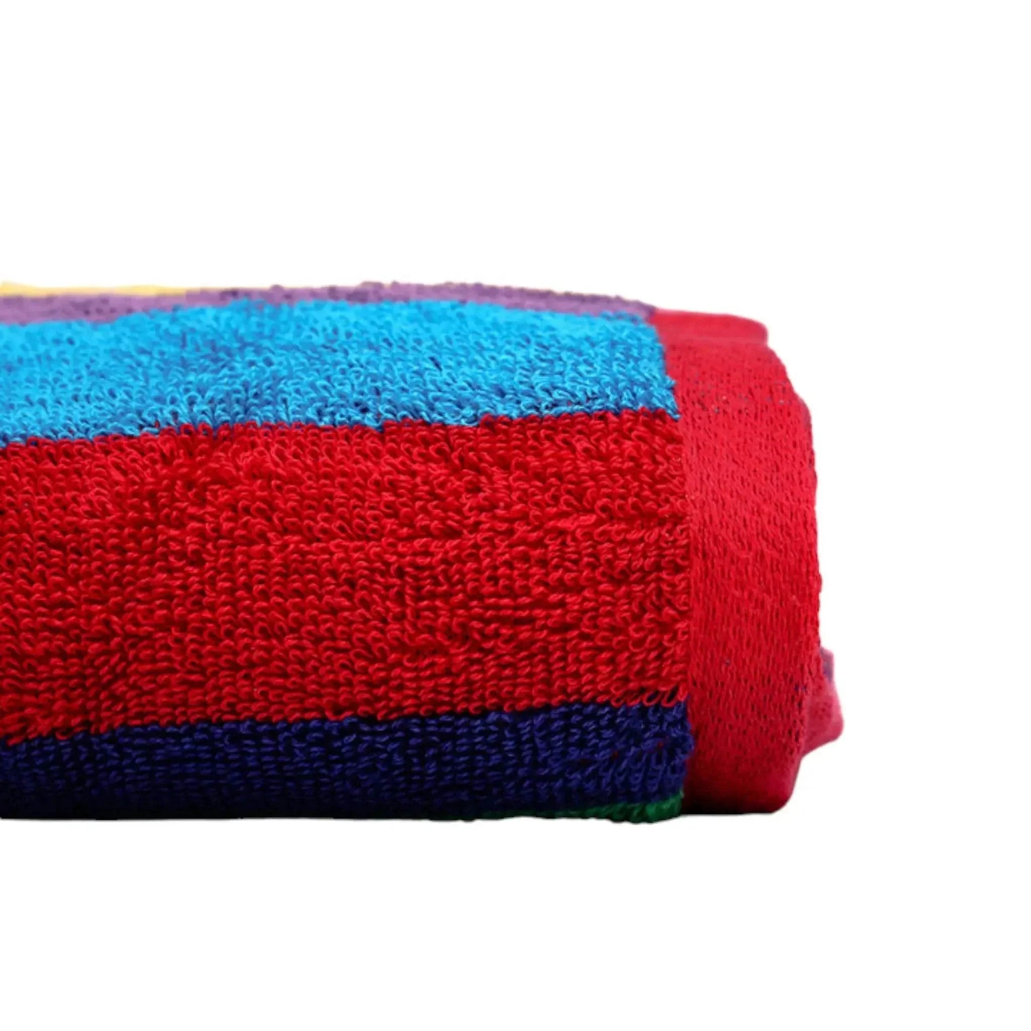 Premium Rainbow Stripe Towel