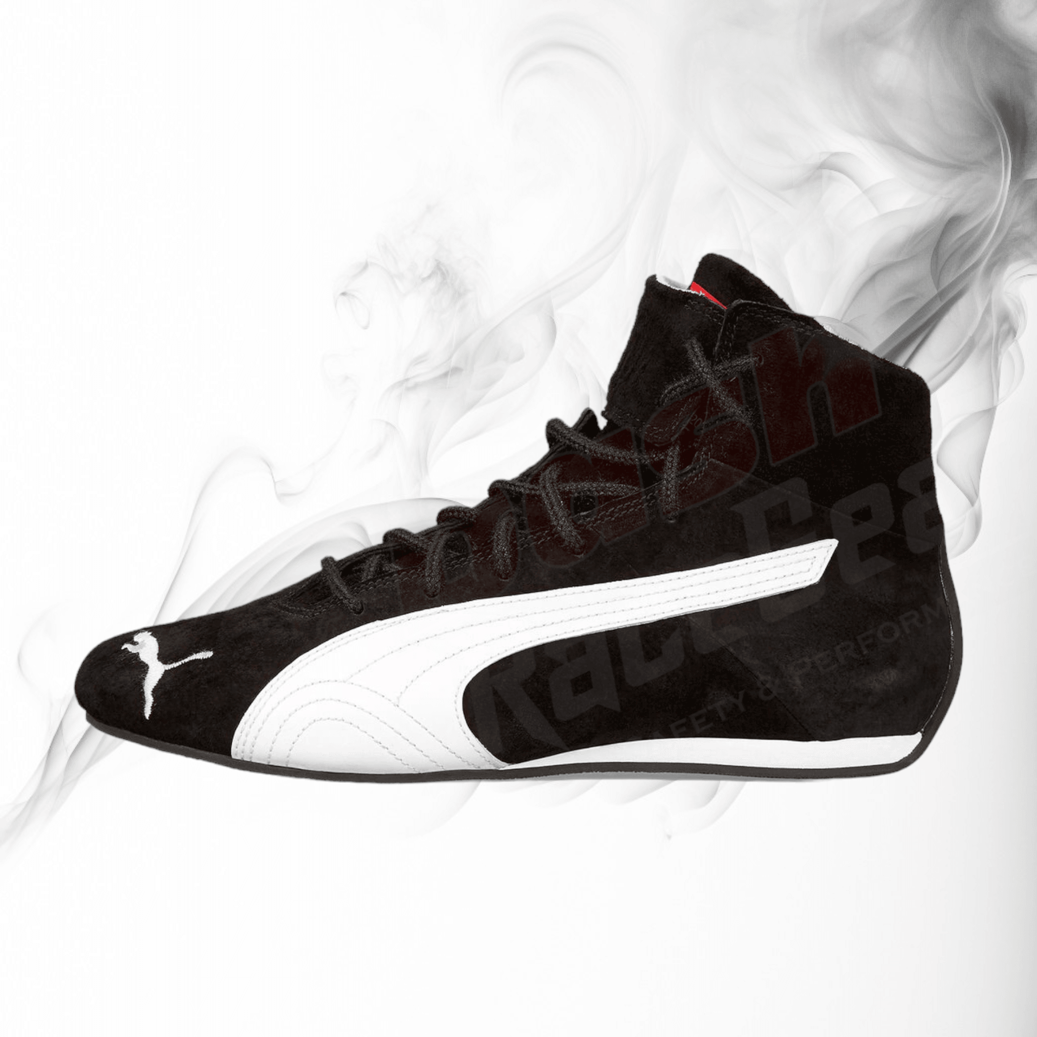 Puma Leather karting Boots | DASH RACEGEAR Black