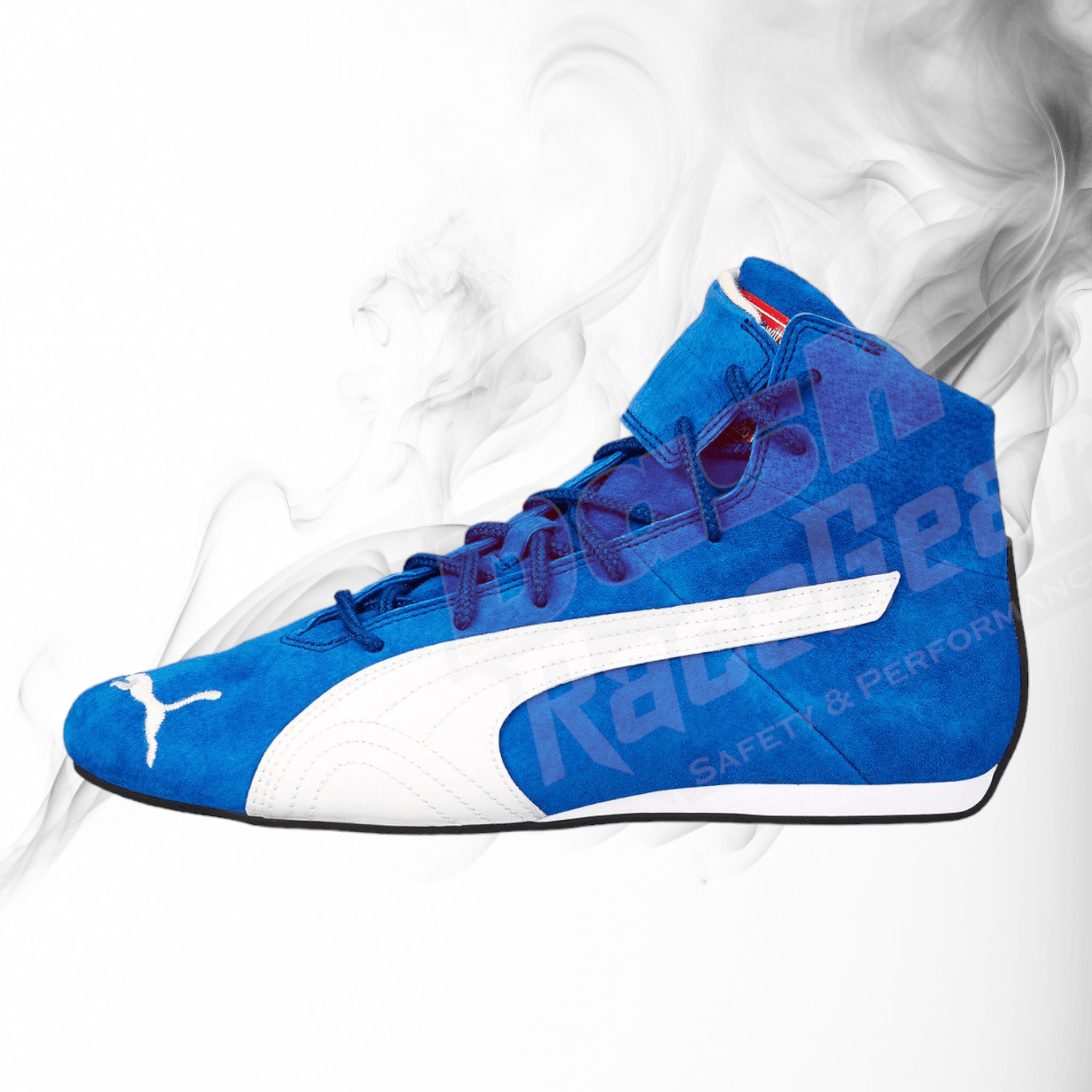 Puma Leather karting Boots | DASH RACEGEAR Royal Blue