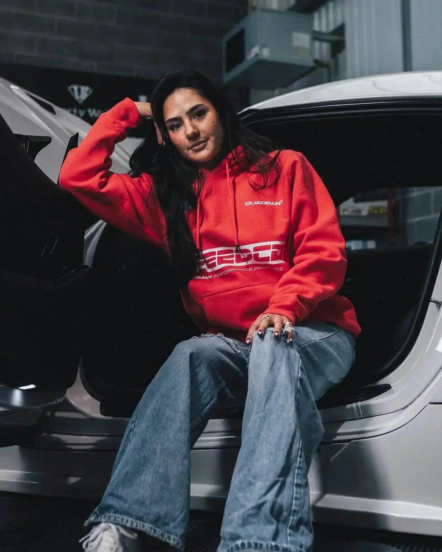 RED SPEEDCO HOODIE