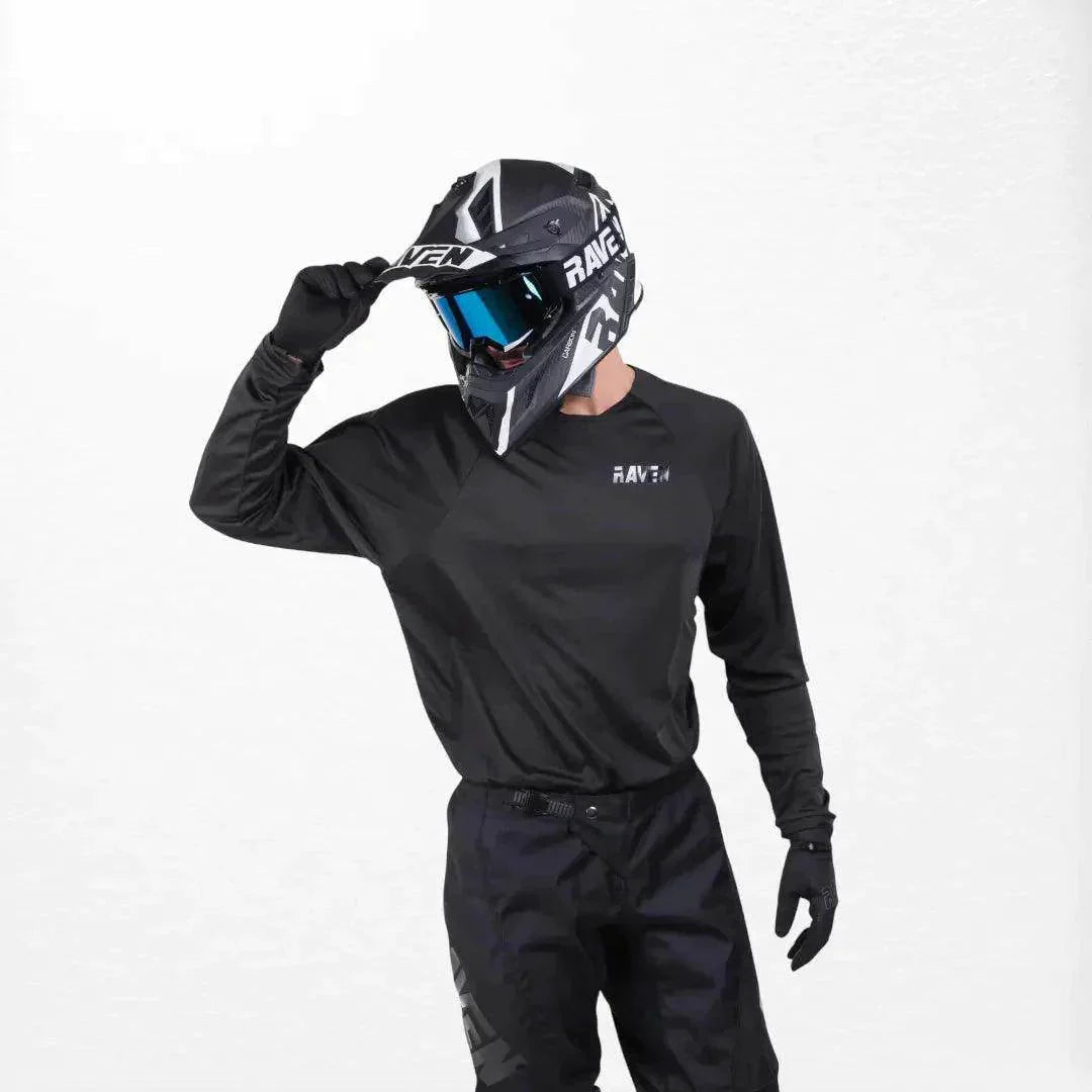 Raven Rival MX Jersey Black